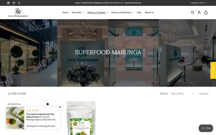 /collections/superfood-marunga — Love Renaissance