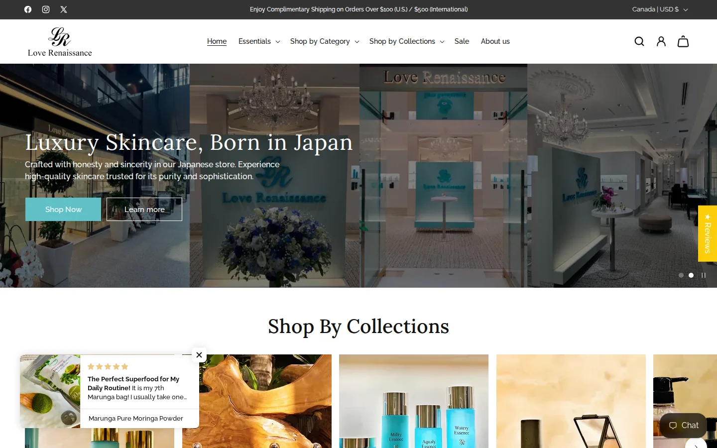 Captured website of Love Renaissance