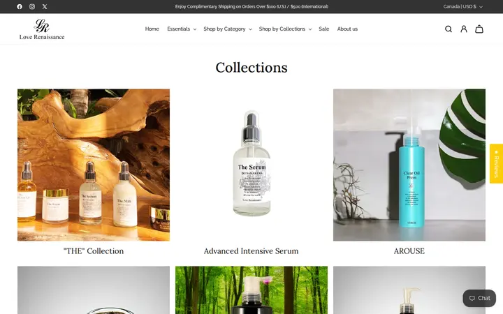 /collections — Love Renaissance