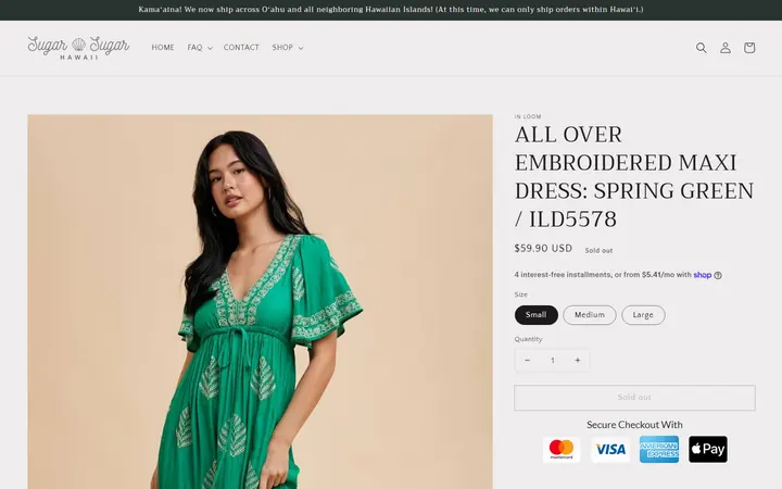 ALL OVER EMBROIDERED MAXI DRESS: SPRING GREEN / ILD5578 – Sugar Sugar Hawaii
