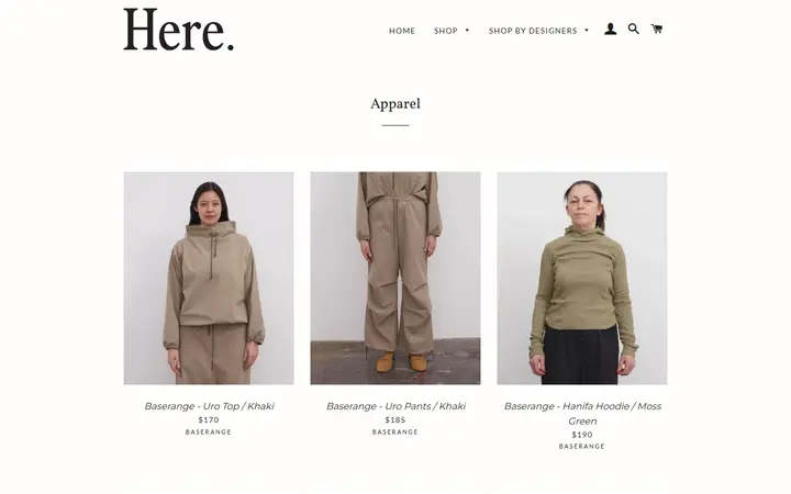 Apparel – Here.