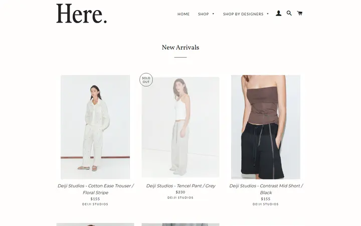 New Arrivals – Here.