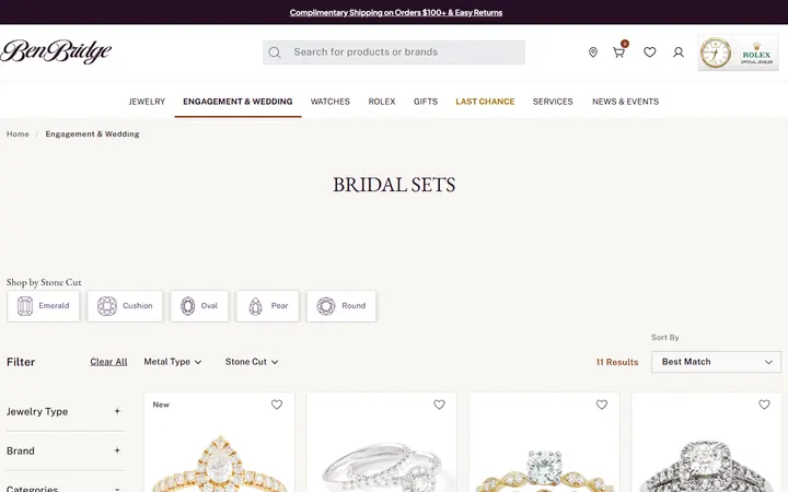 Bridal Wedding Ring Sets | Ben Bridge Jeweler