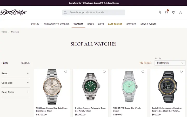 Our Newest Watches | Ben Bridge Jeweler