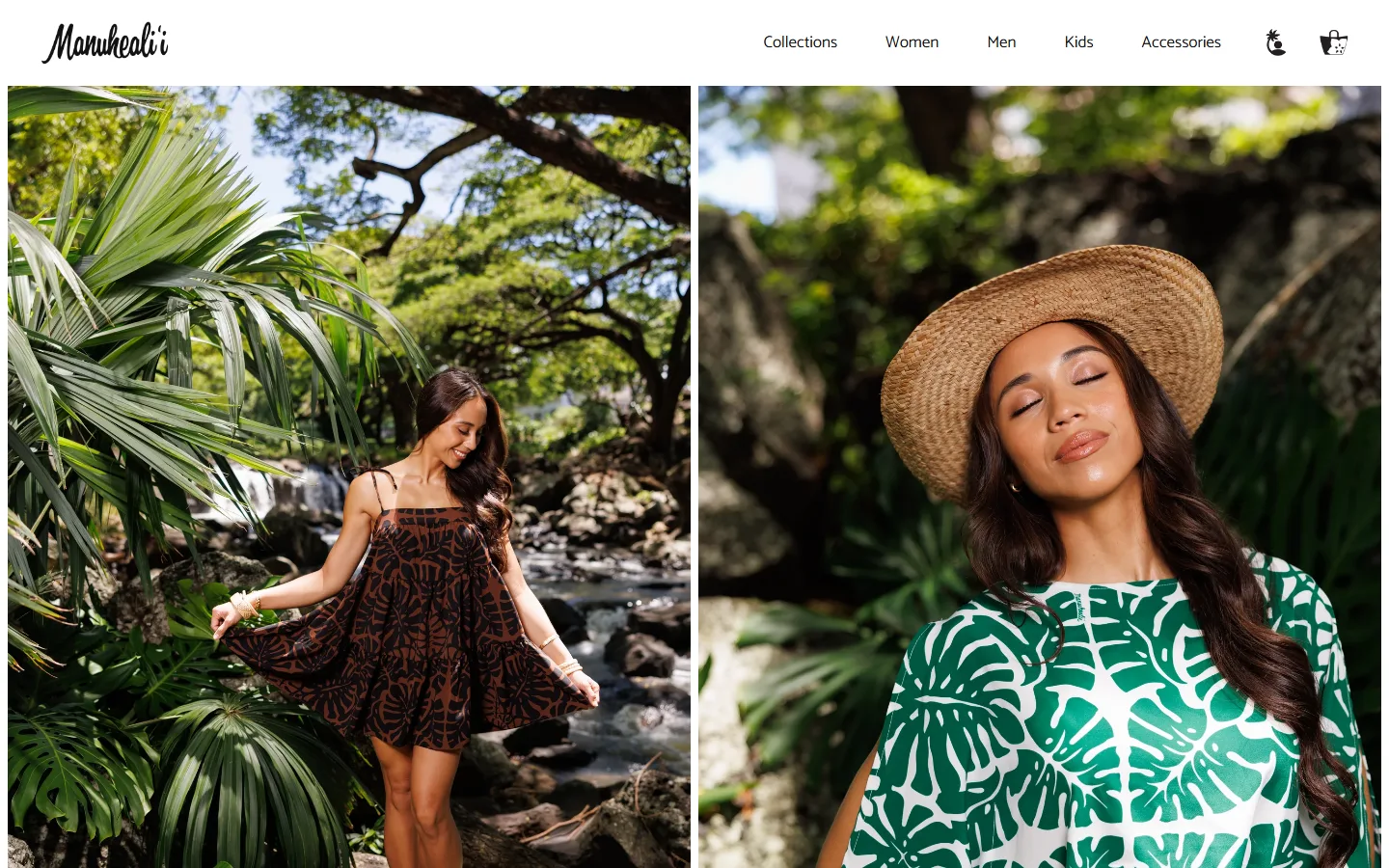 Captured website of Manuhealii Inc