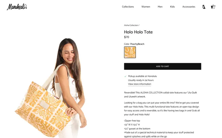 Holo Holo Tote – Manuheali'i