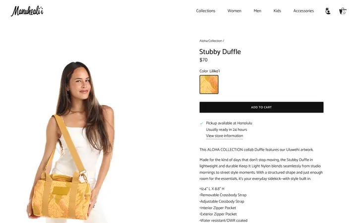 Stubby Duffle – Manuheali'i