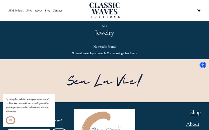 Jewelry — Shop — CLASSIC WAVES