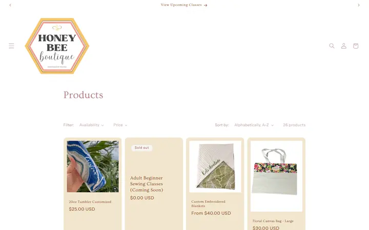 Products – Honey Bee Boutique