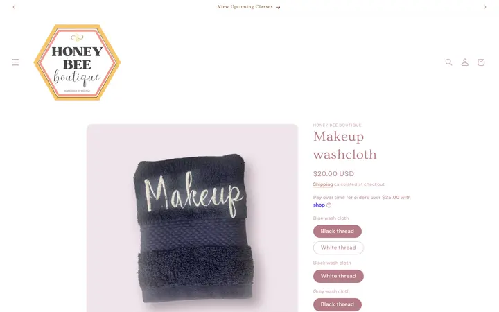 Makeup washcloth – Honey Bee Boutique