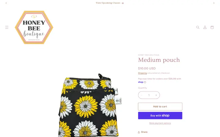Medium pouch – Honey Bee Boutique