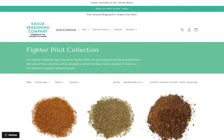 Hawaiian Sea Salt, Seasonings & Spices Online Store - Kailua Seasoning Company