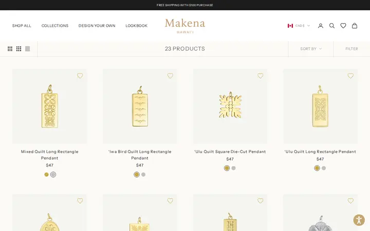 /collections/pendants — Makena Kahala