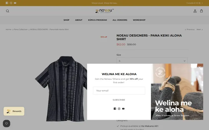 /collections/pana-collection/products/noeau-designers-pana-keiki-aloha-shirt — Noʻeau Designers - Ka Makana Aliʻi