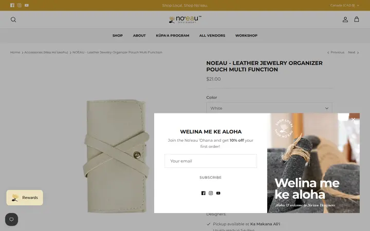 /collections/accessories-new/products/noeau-leather-jewelry-organizer-pouch-multi-function — Noʻeau Designers - Ka Makana Aliʻi