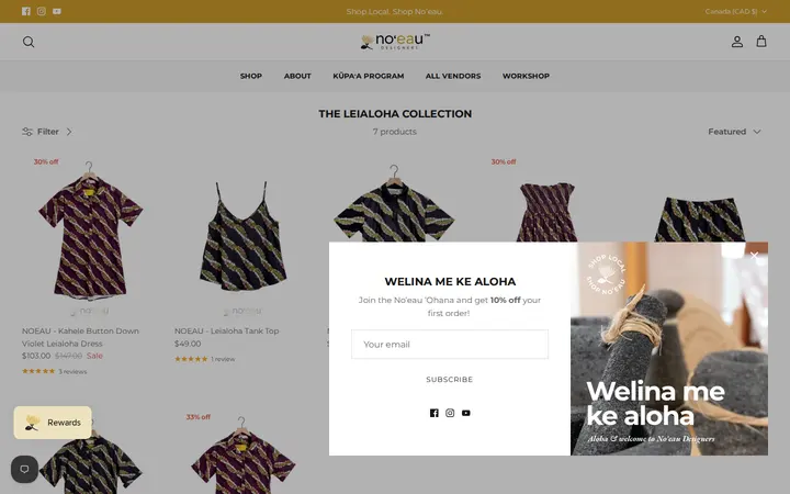 /collections/the-leialoha-collection — Noʻeau Designers - Ka Makana Aliʻi