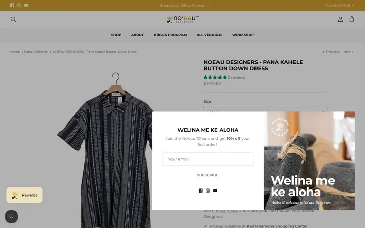 /collections/pana-collection/products/noeau-designers-kalakaua-kahele-button-down-dress — Noʻeau Designers - Ka Makana Aliʻi