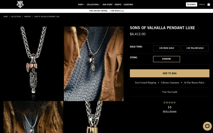 /shop/luxe/sons-of-valhalla-pendant-luxe-edition — NightRider Jewelry