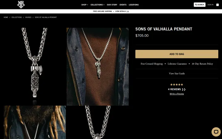 /shop/pendants/sons-of-valhalla-pendant — NightRider Jewelry