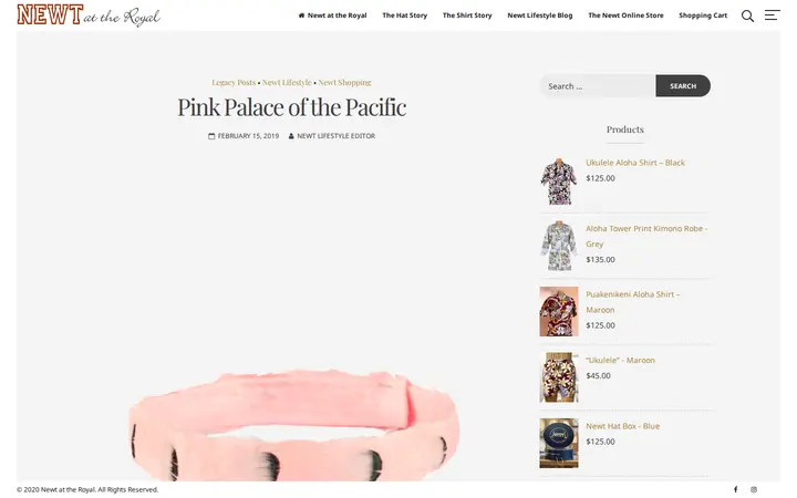 /pink-palace-of-the-pacific — Newt At the Royal