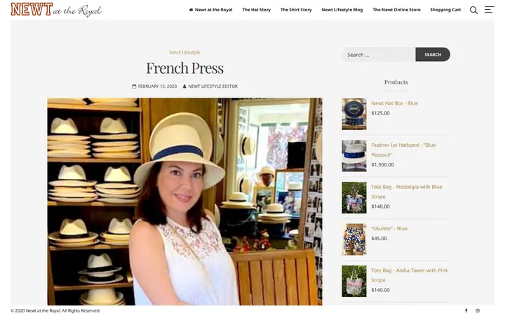 /french-press — Newt At the Royal