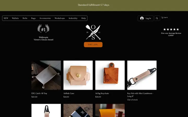 /edc-accessories — Open Sea Leather Co. (Now Hook and Hide on the corner)