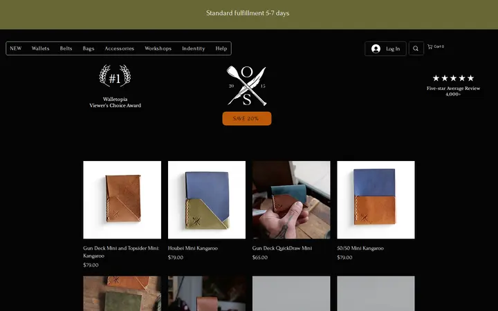/minis — Open Sea Leather Co. (Now Hook and Hide on the corner)