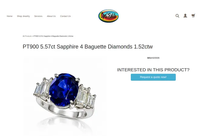 /shop/All-Products/p/PT900-557ct-Sapphire-4-Baguette-Diamonds-152ctw-x104601728.htm — Opal Fields