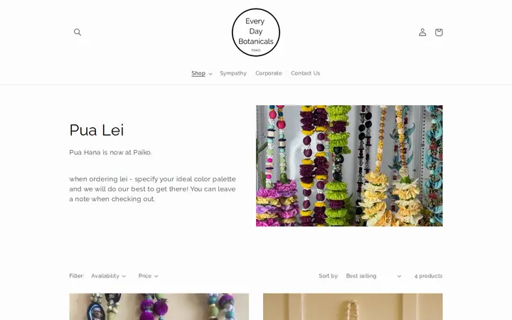 /collections/pua-lei-florals — Paiko
