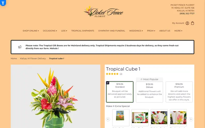 /kailua-picket-fence-florist/tropical-cube-1.html — Picket Fence Florist