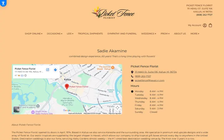 /about-us — Picket Fence Florist