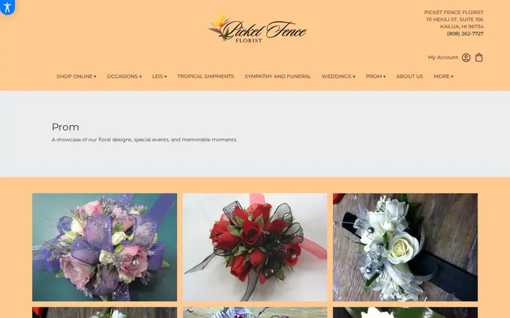 /gallery/prom — Picket Fence Florist