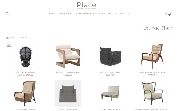 /collections/lounge-chair — Place., A Design Atelier by Philpotts