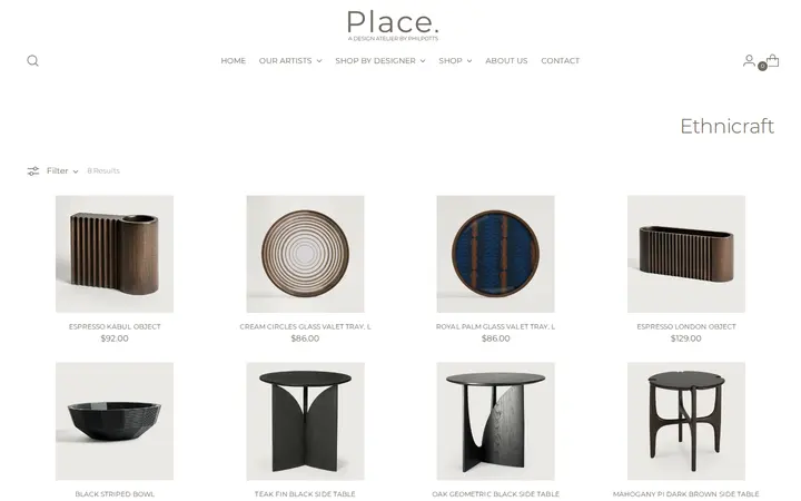 /collections/ethnicraft — Place., A Design Atelier by Philpotts