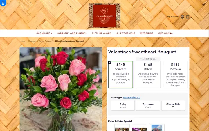 /kaneohe-pomaikai-flowers-gifts-of-aloha/valentines-sweetheart-bouquet.html — Pōmaikaʻi Flowers & Gifts of Aloha