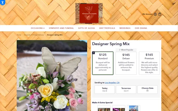 /kaneohe-pomaikai-flowers-gifts-of-aloha/designer-spring-mix.html — Pōmaikaʻi Flowers & Gifts of Aloha
