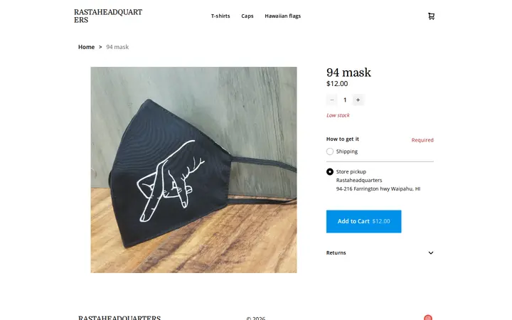 /product/94-mask/64 — Rasta Headquarters