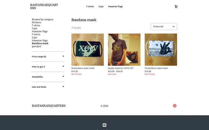 /shop/bandana-mask/8 — Rasta Headquarters