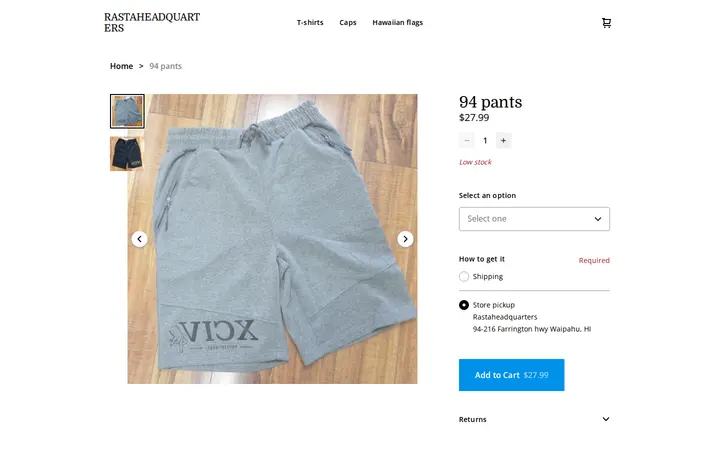 /product/94-pants/34 — Rasta Headquarters