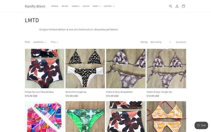 /collections/lmtd — Ranifly Bikini