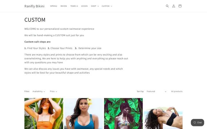 /collections/custom — Ranifly Bikini