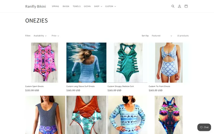 /collections/one-pieces — Ranifly Bikini