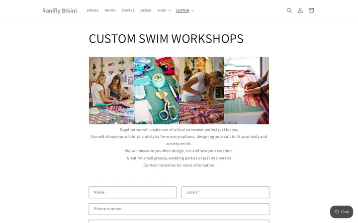 /pages/custom-swim-workshops — Ranifly Bikini