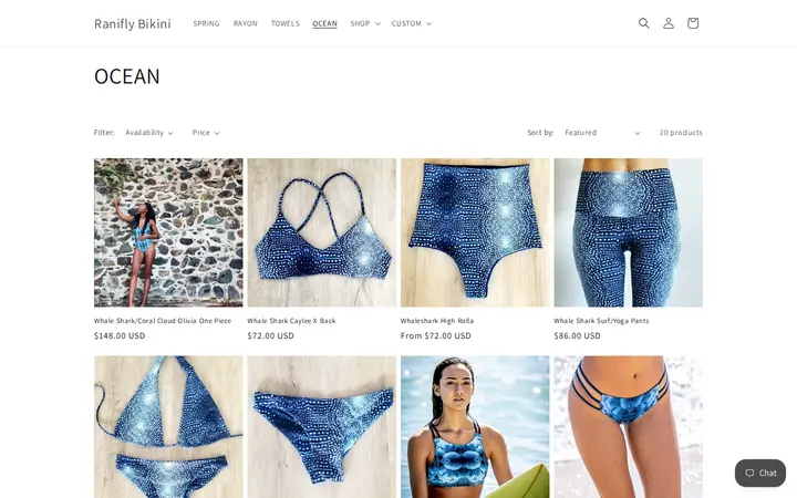 /collections/ocean — Ranifly Bikini