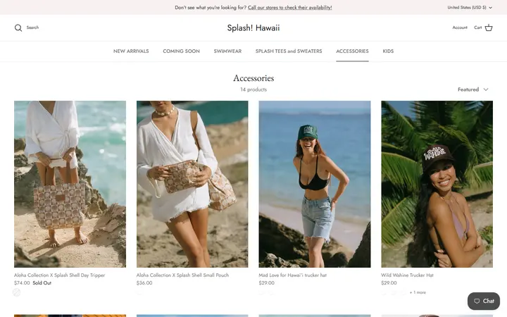 /collections/accessories — Splash! Hawaii Kailua