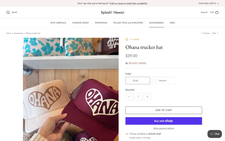 /collections/accessories/products/ohana-trucker — Splash! Hawaii Kailua