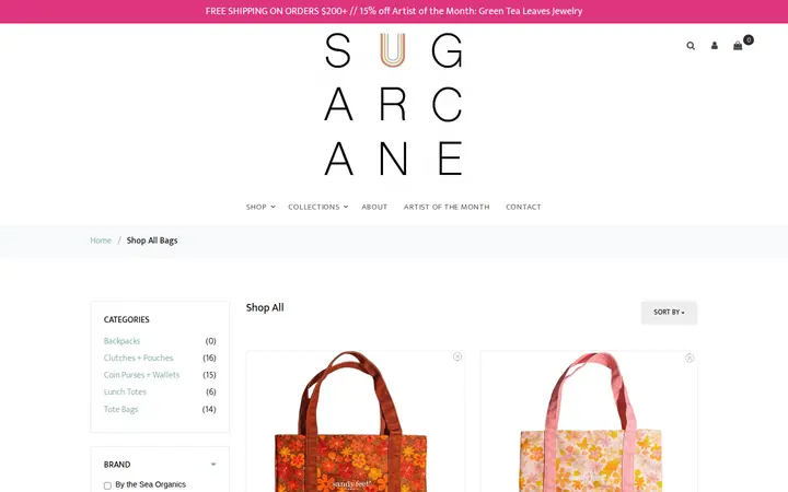 /store/category/Shop%20All%20Bags — Sugarcane Shop