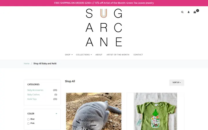/store/category/Shop%20All%20Baby%20and%20Keiki — Sugarcane Shop
