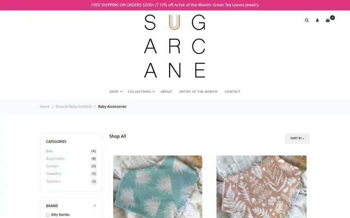 /store/category/Baby%20Accessories — Sugarcane Shop