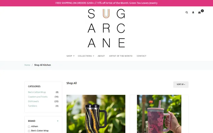 /store/category/Shop%20All%20Kitchen — Sugarcane Shop